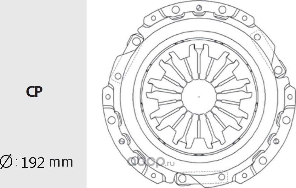 КОРЗИНА СЦЕПЛЕНИЯ (Valeo). Артикул NSC16