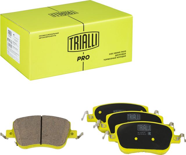 Тормозные колодки Trialli (Low-Metallic). Артикул PF 2206CR