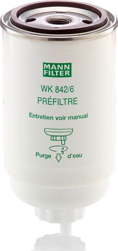 Топливный фильтр Mann-Filter. Артикул WK 842/6