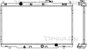 Радиатор охлаждения двигателя Sakura. Артикул 3211-1038