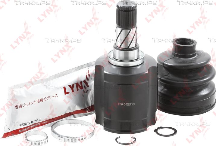 Шрус внутренний (граната) LYNXauto передний левый для Nissan Murano Z50 2004-2008. Артикул CI-1036