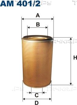 Воздушный фильтр Filtron. Артикул AM 401/2