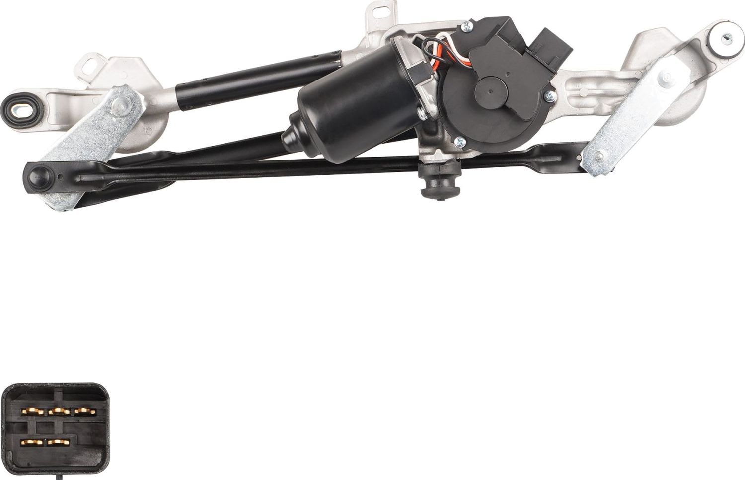 Трапеция стеклоочистителя (дворника) (в сборе) StartVOLT (Стальная труба) передний для Hyundai Solaris I 2010-2017. Артикул VWA 080L4