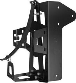 Кронштейн канистры OJ 14.111.NN для установки на калитку совместно с запаской до 33 с правой стороны от колеса. Артикул 14.145.02