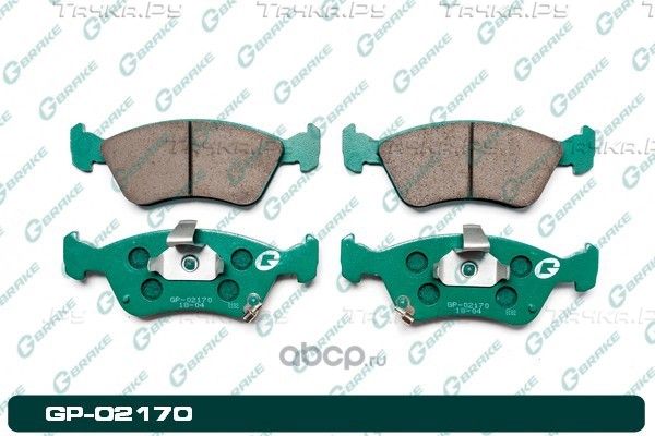 Колодки тормозные дисковые (G-Brake). Артикул GP02170