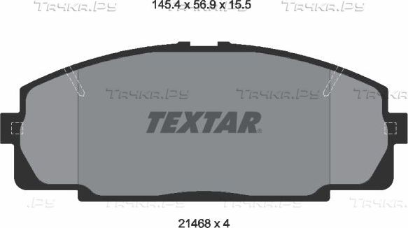 Тормозные колодки Textar. Артикул 2146801