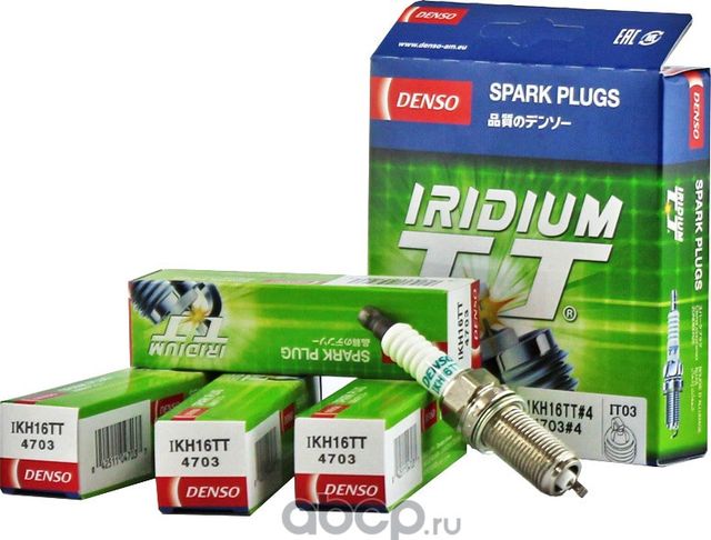 IKH16TT#4_СВЕЧА ЗАЖИГАНИЯ! / NISSAN MICRA K12, PEUGEOT 406 1.2/1.4/3.0 (Denso). Артикул IKH16TT4
