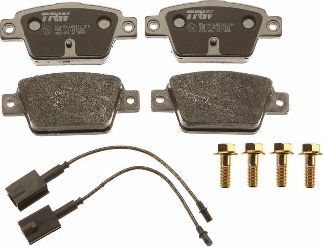 Тормозные колодки TRW COTEC задние для Fiat Multipla I 2010-2010. Артикул GDB2054