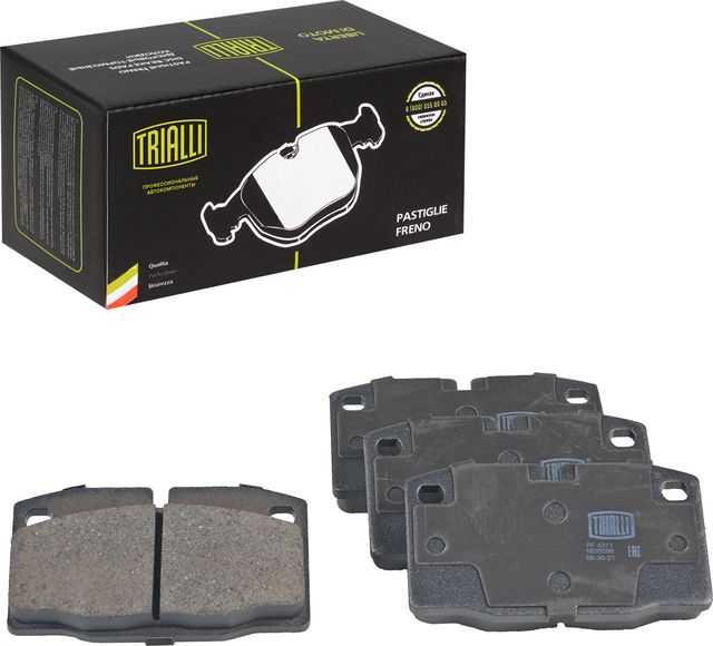 Тормозные колодки Trialli (Low-Metallic) передние для Opel Ascona C 1981-1988. Артикул PF 4311
