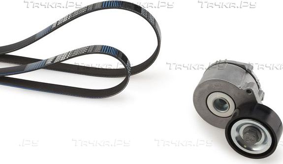 Приводной ремень поликлиновой с роликами (комплект) Gates Micro-V®. Артикул K046PK870