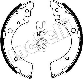 Тормозные колодки Metelli. Артикул 53-0153