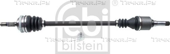 Полуось (привод в сборе, приводной вал) Febi Bilstein. Артикул 183470