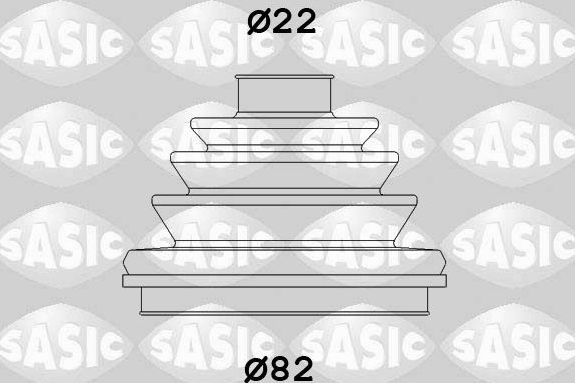 Пыльник шруса (комплект) Sasic передний для Audi 80 IV (B3) 1986-1991. Артикул 9004607