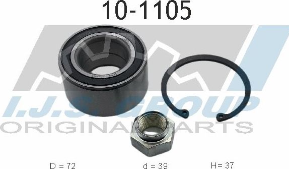 Ступичный подшипник (комплект) IJS Group. Артикул 10-1105