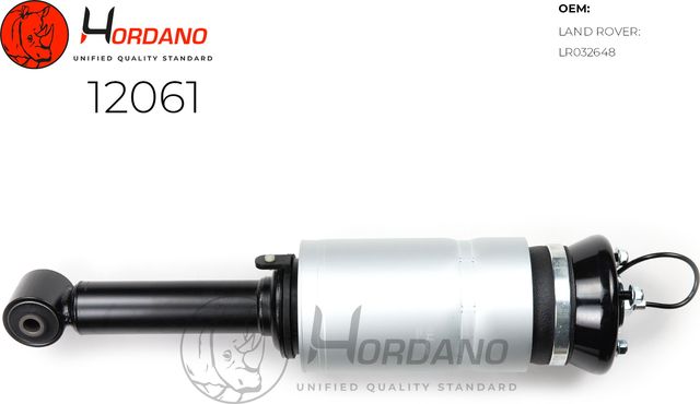 Пневматический амортизатор (Hordano). Артикул 12061