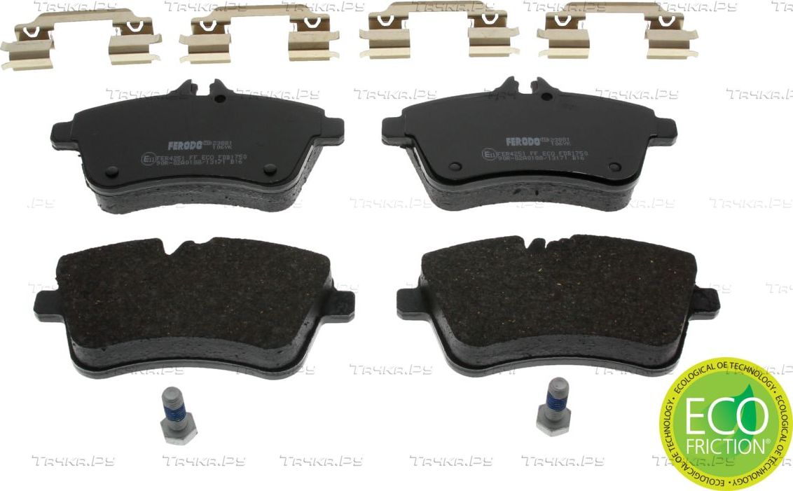 Тормозные колодки Ferodo Premier Eco Friction. Артикул FDB1750