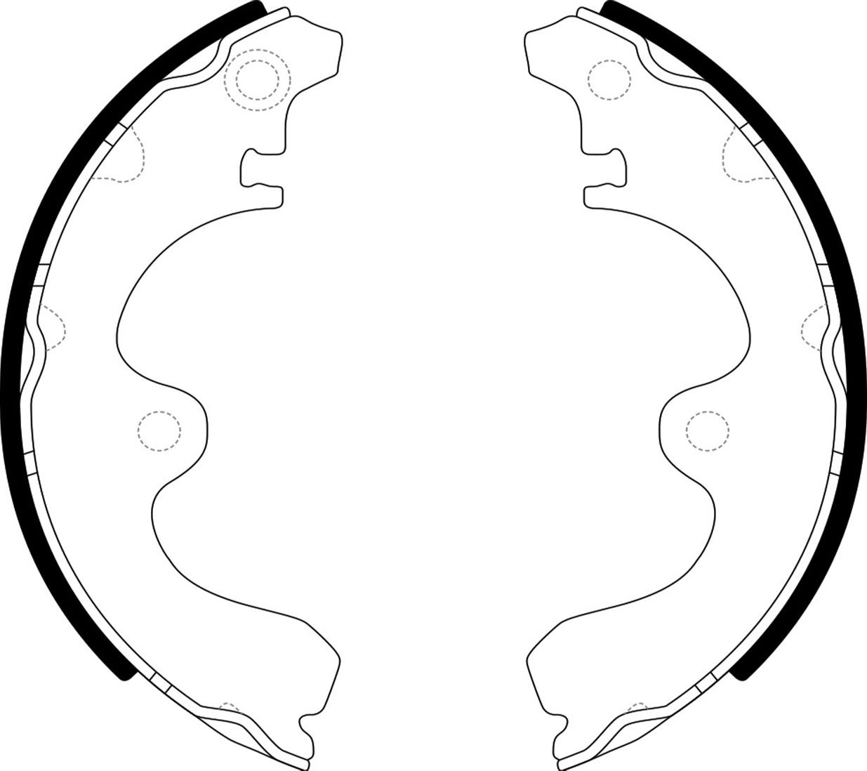 Тормозные колодки NiBK. Артикул FN2321