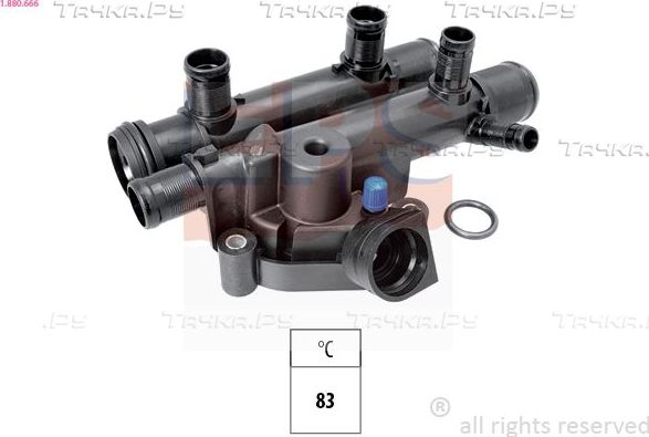 Термостат EPS Made in Italy - OE Equivalent для Renault Vel Satis I 2002-2009. Артикул 1.880.666