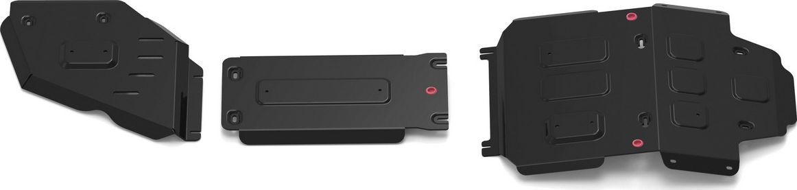 Защита АвтоБРОНЯ для картера, КПП и РК Toyota Land Cruiser 300 2021-2026. Артикул K111.09551.1