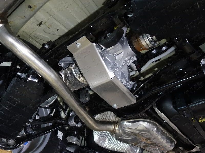 Защита алюминиевая ТСС (4 мм) для дифференциала Audi Q5 II (FY) 2017-2026. Артикул ZKTCC00309