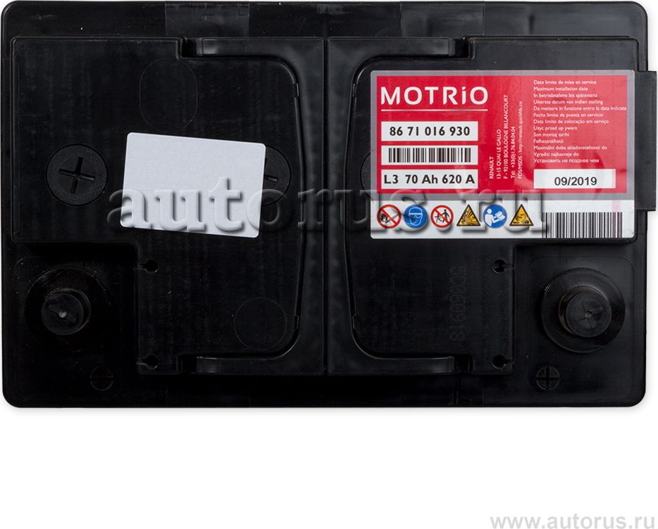 Аккумулятор Renault. Артикул 8671016930