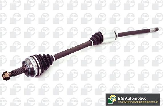 Полуось (привод в сборе, приводной вал) BGA. Артикул DS7312RA