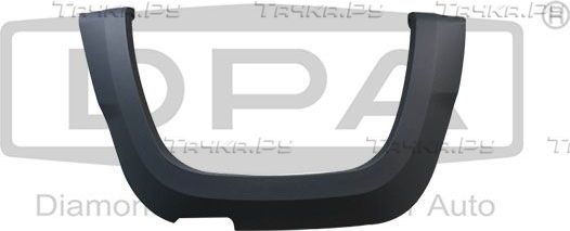 Подкрылок DPA задний правый для Volkswagen Amarok I 2011-2026. Артикул 88541796802