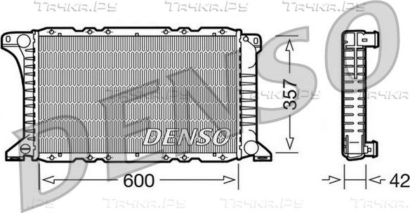 Радиатор охлаждения двигателя Denso для Mercedes-Benz Sprinter 903 1995-2006. Артикул DRM17015