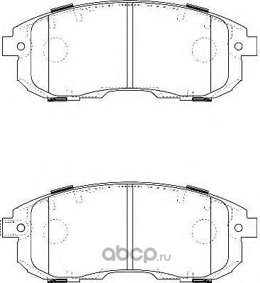 Колодки дисковые п. (Wagner). Артикул WBP24280A