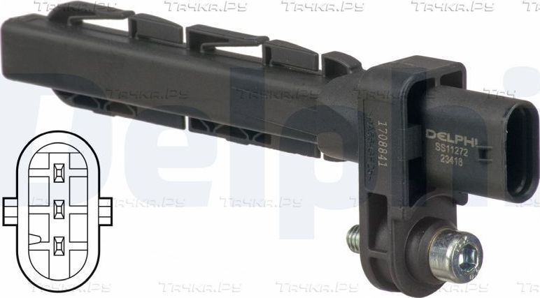 Датчик положения коленвала Delphi для BMW 1 I (E81/E82/E87/E88) 2004-2011. Артикул SS11272