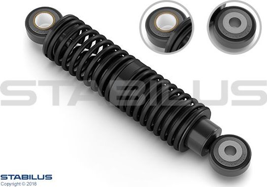 Натяжной ролик (натяжитель) приводного ремня Stabilus Stab-O-Shoc® для Audi A6 II (C5) 1997-2005. Артикул 1111QS