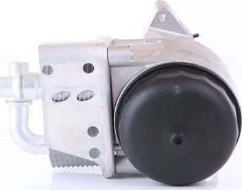 Радиатор масляный (маслоохладитель) для двигателя Nissens (алюминий). Артикул 91323