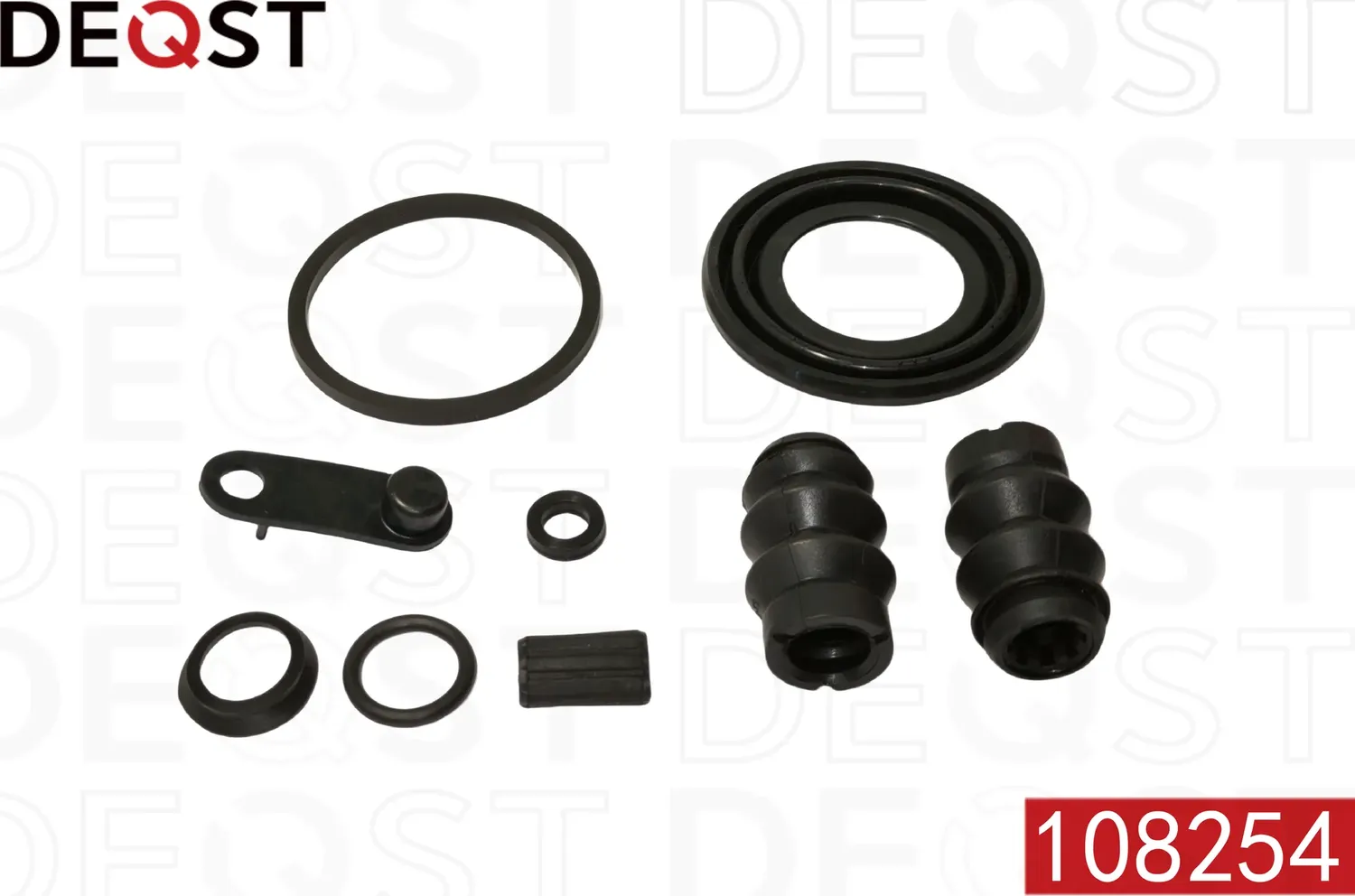 Ремкомплект тормозного суппорта заднего (для поршня O 48 mm  суппорт Bosch). FORD Transit 06> / Tran (Deqst). Артикул 108254