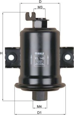 Топливный фильтр Mahle. Артикул KL 140