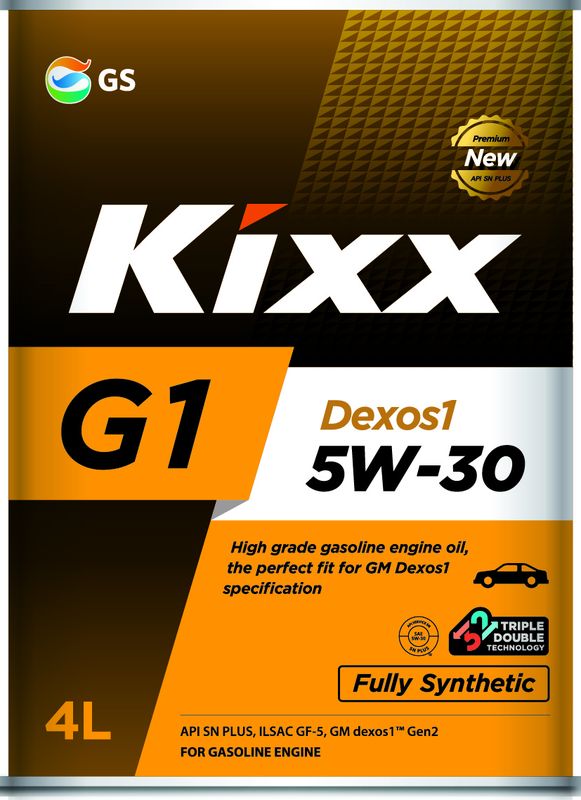 Масло моторное Kixx G1 Dexos1 5W-30 SN Plus/GF-5 /4л синт.. Артикул L210744TE1