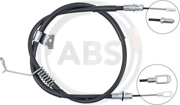 Трос ручника (тросик ручного тормоза) ABS задний левый для Ford Transit Custom I 2012-2026. Артикул K14075