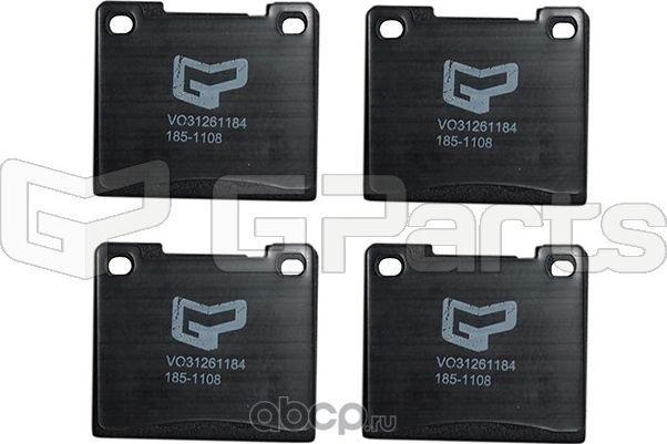 (Производитель  GPARTS) GParts Тормозные колодки, задние ПРОИЗВОДИТЕЛЬ GParts. Артикул VO31261184