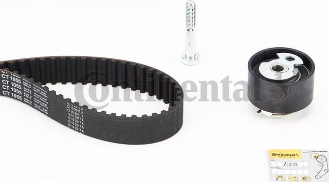 Ремень ГРМ с роликами (комплект) ContiTech для Ford Transit V 1994-2000. Артикул CT1055K1