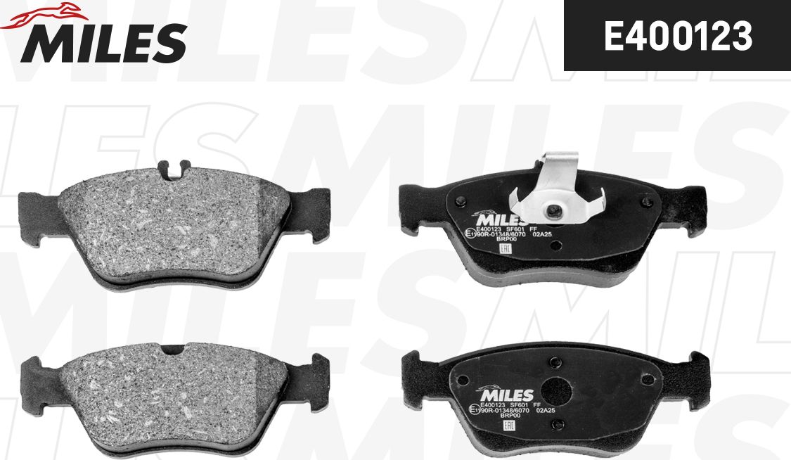 Тормозные колодки Miles (Low-Metallic). Артикул E400123