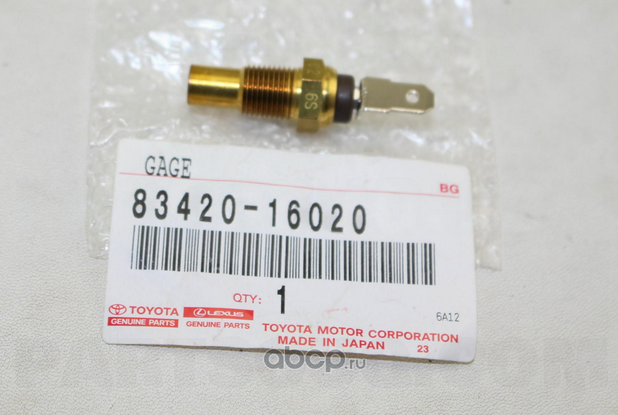 Датчик температуры охлаждающей жидкости Toyota. Артикул 8342016020