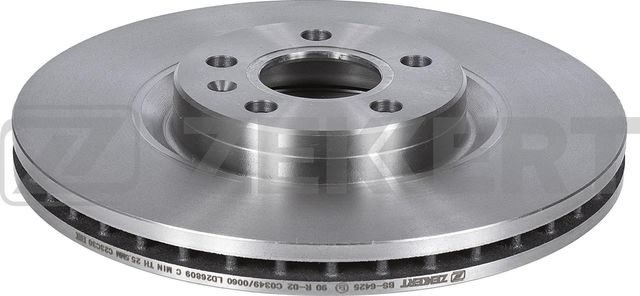 Тормозной диск Zekkert передний для Volvo V90 II 2016-2026. Артикул BS-6425