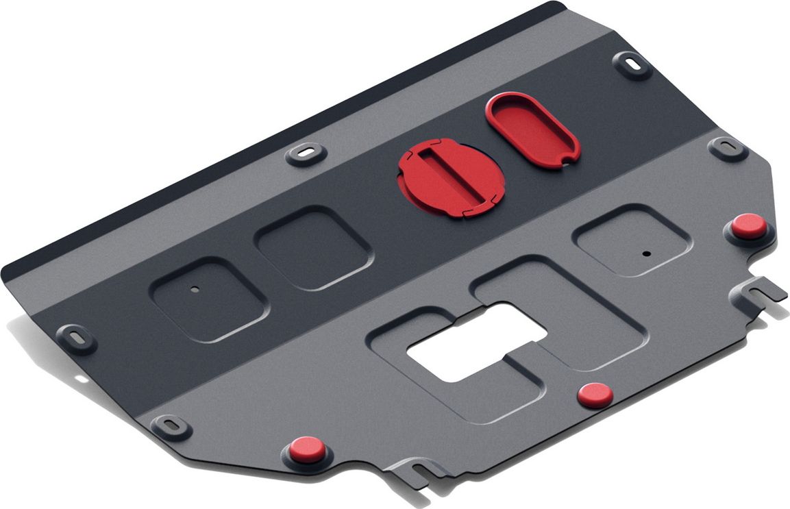 Защита АвтоБРОНЯ для картера и КПП Kia Picanto III (вкл. GT Line) 2017-2026. Артикул 111.02840.1