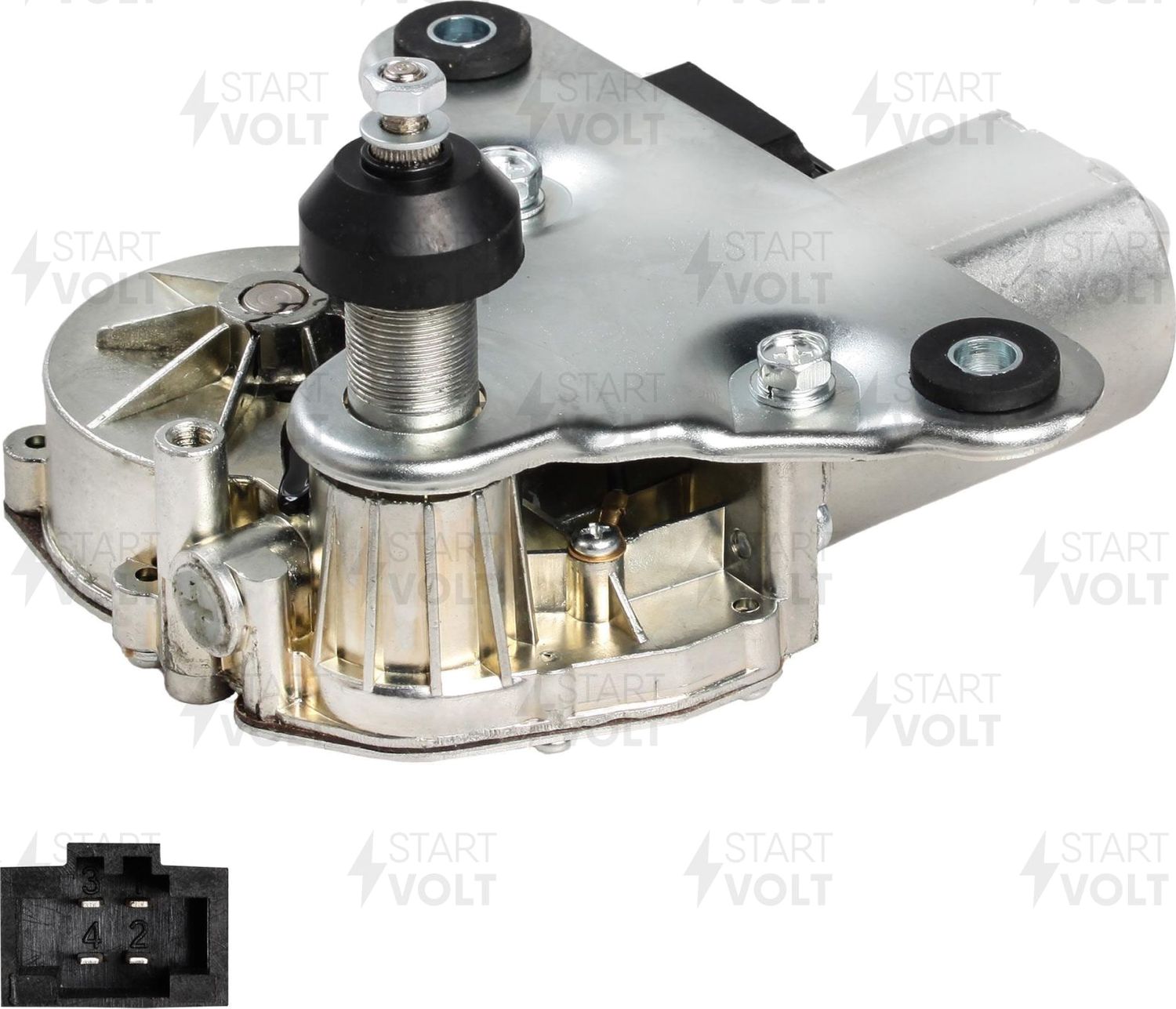 Мотор стеклоочистителя (моторчик дворников) StartVOLT. Артикул VWB 0123