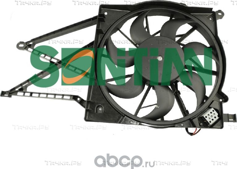 Вентилятор радиатора двигателя Sontian для Opel Corsa C 2000-2009. Артикул ZD168469