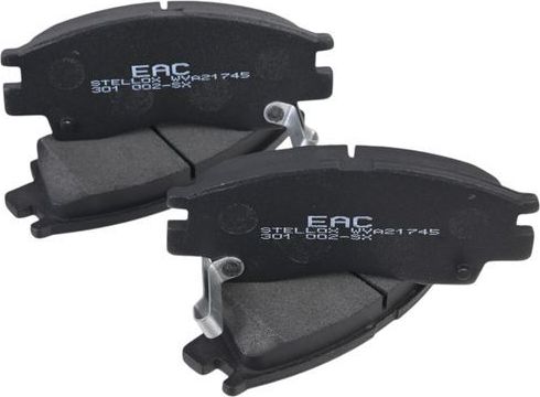 Тормозные колодки Stellox передние для Mitsubishi Sapporo II 1987-1990. Артикул 301 002-SX