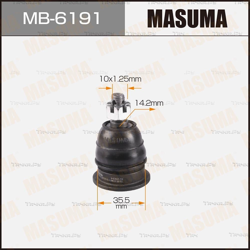 Шаровая опора Masuma передняя передняя правая/левая верхняя для Honda Accord IV 1990-1993. Артикул MB-6191