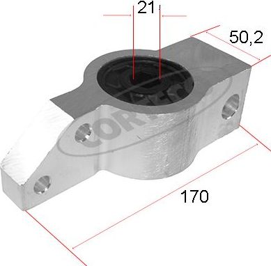 Сайлентблок переднего рычага подвески Corteco. Артикул 80005075