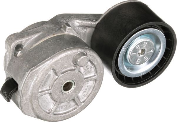 Натяжной ролик (натяжитель) приводного клинового зубчатого ремня Gates FleetRunner™ для Scania R 2016-2026. Артикул T38727