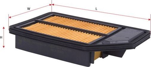 Воздушный фильтр Sakura. Артикул A-1651