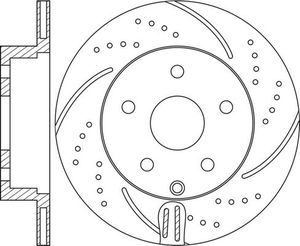 Тормозной диск NiBK задний для Infiniti QX50 I 2013-2017. Артикул RN22001DSET